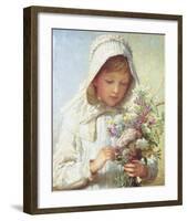 Posey of Pretty Flowers-Karl Wilhelm Friedrich Bauerle-Framed Art Print