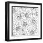 Posie Pattern-Robbin Rawlings-Framed Art Print