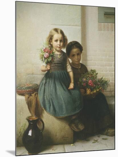 Posies, c.1855-Friedrich Boser-Mounted Giclee Print