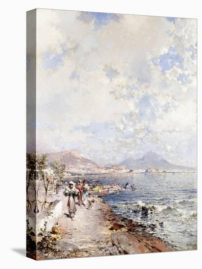 Posilipo, Naples-Franz Richard Unterberger-Stretched Canvas