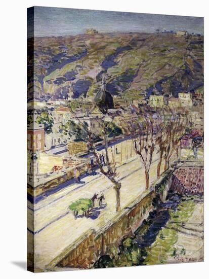 Posillipo, Italy-Childe Hassam-Stretched Canvas