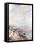 Posillipo, Naples-Franz Richard Unterberger-Framed Stretched Canvas