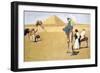 Posing at the Pyramids', 1908-Lance Thackeray-Framed Giclee Print