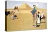 Posing at the Pyramids', 1908-Lance Thackeray-Stretched Canvas