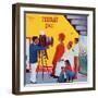 Posing for a Photograph, C.1990-null-Framed Premium Giclee Print
