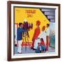 Posing for a Photograph, C.1990-null-Framed Giclee Print