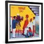 Posing for a Photograph, C.1990-null-Framed Giclee Print