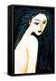 Posing Nude 1-Rabi Khan-Framed Stretched Canvas