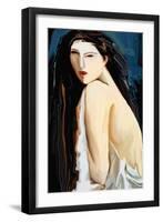 Posing Nude-Rabi Khan-Framed Art Print