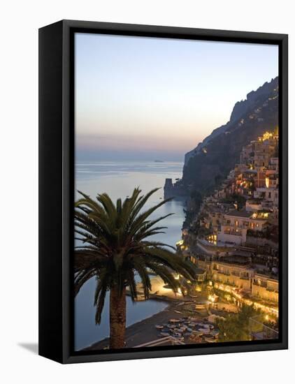 Positano, Amalfi Coast, UNESCO World Heritage Site, Campania, Italy, Europe-Marco Cristofori-Framed Stretched Canvas