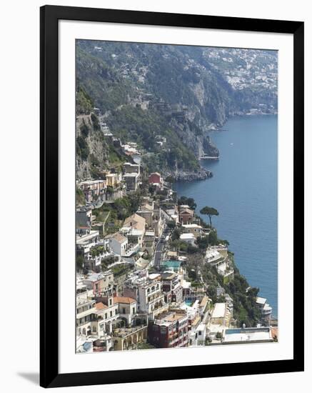 Positano, Amalfi Peninsula, UNESCO World Heritage Site, Campania, Italy, Mediterranean, Europe-Angelo Cavalli-Framed Photographic Print