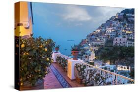 Positano, Amalfi Peninsula, UNESCO World Heritage Site, Campania, Italy, Mediterranean, Europe-Angelo Cavalli-Stretched Canvas