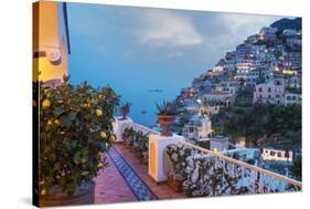 Positano, Amalfi Peninsula, UNESCO World Heritage Site, Campania, Italy, Mediterranean, Europe-Angelo Cavalli-Stretched Canvas