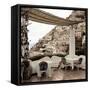 Positano Caffe #1-Alan Blaustein-Framed Stretched Canvas