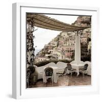 Positano Caffe #1-Alan Blaustein-Framed Photographic Print