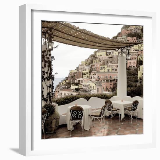 Positano Caffe #1-Alan Blaustein-Framed Photographic Print