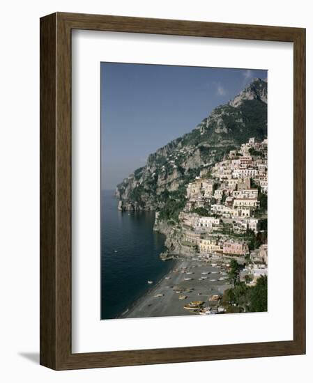 Positano, Costiera Amalfitana (Amalfi Coast), Unesco World Heritage Site, Campania, Italy-John Ross-Framed Photographic Print