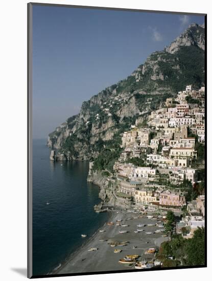 Positano, Costiera Amalfitana (Amalfi Coast), Unesco World Heritage Site, Campania, Italy-John Ross-Mounted Photographic Print