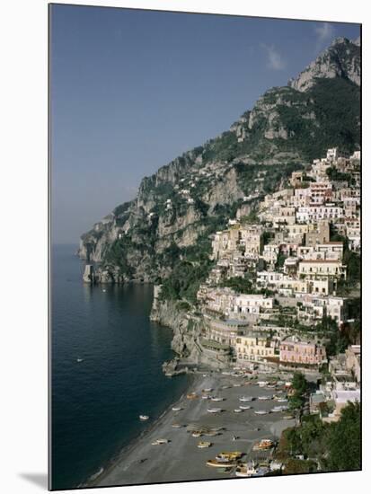 Positano, Costiera Amalfitana (Amalfi Coast), Unesco World Heritage Site, Campania, Italy-John Ross-Mounted Photographic Print