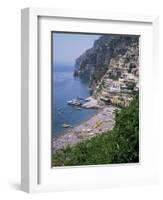 Positano, Costiera Amalfitana, Unesco World Heritage Site, Campania, Italy-Roy Rainford-Framed Photographic Print