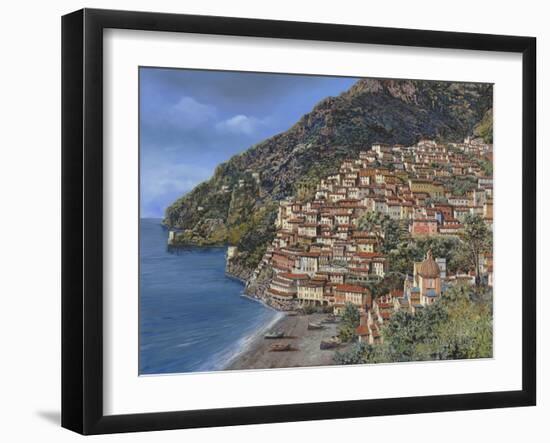 Positano E Torre Clavel-Guido Borelli-Framed Giclee Print