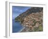 Positano E Torre Clavel-Guido Borelli-Framed Giclee Print