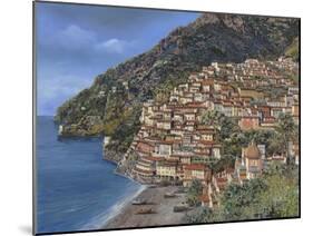 Positano E Torre Clavel-Guido Borelli-Mounted Giclee Print