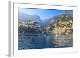 Positano Harbor View, Italy-George Oze-Framed Photographic Print