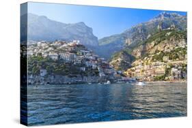 Positano Harbor View, Italy-George Oze-Stretched Canvas