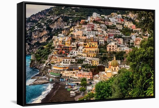 Positano, Italy-John Ford-Framed Stretched Canvas