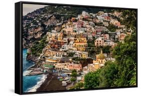 Positano, Italy-John Ford-Framed Stretched Canvas