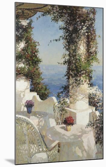 Positano Seascape-Vitali Bondarenko-Mounted Art Print