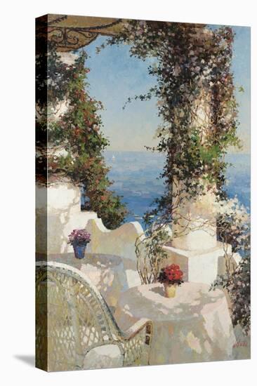 Positano Seascape-Vitali Bondarenko-Stretched Canvas