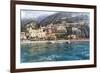 Positano Seaside View, Amalfi Coast, Italy-George Oze-Framed Photographic Print