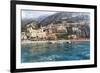 Positano Seaside View, Amalfi Coast, Italy-George Oze-Framed Photographic Print