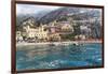 Positano Seaside View, Amalfi Coast, Italy-George Oze-Framed Photographic Print