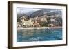 Positano Seaside View, Amalfi Coast, Italy-George Oze-Framed Photographic Print