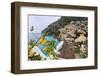 Positano Spring Scenic Vista, Amalfi Coast, Italy-George Oze-Framed Photographic Print