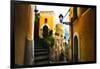 Positano Street Scenic, Campania, Italy-George Oze-Framed Photographic Print