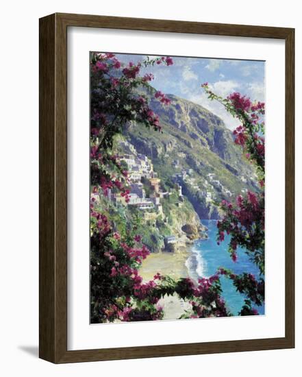 Positano, the Amalfi Coast-Curt Walters-Framed Giclee Print