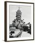 Position for Maneuvers of Battleship Littorio, Italy, 20th Century-null-Framed Giclee Print