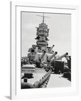 Position for Maneuvers of Battleship Littorio, Italy, 20th Century-null-Framed Giclee Print