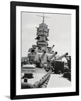 Position for Maneuvers of Battleship Littorio, Italy, 20th Century-null-Framed Giclee Print