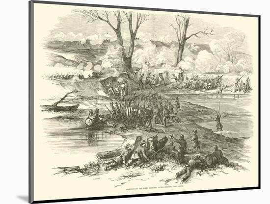 Position of the Sixth Missouri after Crossing the Bayou, December 1862-null-Mounted Giclee Print