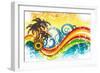 Positive Card-Karlionau-Framed Art Print