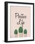 Positive Life-Kimberly Allen-Framed Art Print