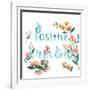 Positive Vibes Only-Ling's Workshop-Framed Art Print