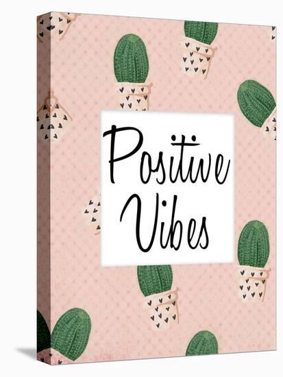 Positive Vibes-Kimberly Allen-Stretched Canvas