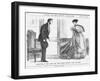 Positively the Last of the Long Skirts This Season, 1867-George Du Maurier-Framed Giclee Print