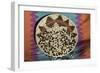 Posole - Pueblo Indian Dried Corn - in a Native American Basket-null-Framed Premium Giclee Print